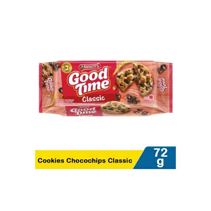 

Good Time Cookies Chocochips Classic 80G