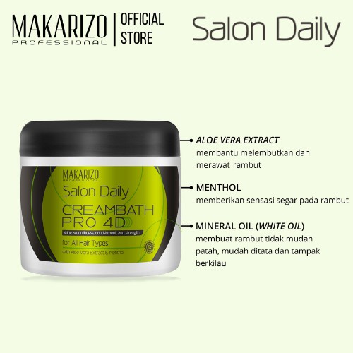 MAKARIZO SALON DAILY CREAMBATH