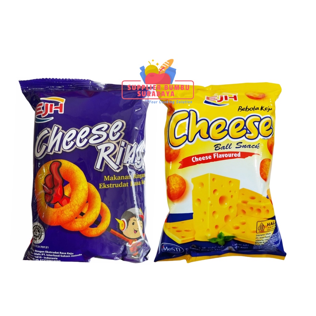 EJH Snack Cheese Ball Ring Keju 50g Promo Beli 1 Gratis 1