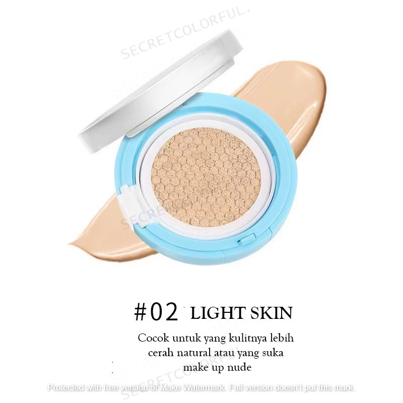 LAMEILA bb cushion HYDRATING AND LIGHT CONCEALER BB CREAM MOISTURIZING KRIM PELEMBAB WAJAH~SECRETCOLORFUL