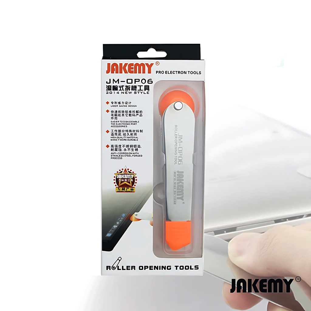 Jakemy Opening Tool Stainless Steel Roller Komputer Handphone JM-OP06