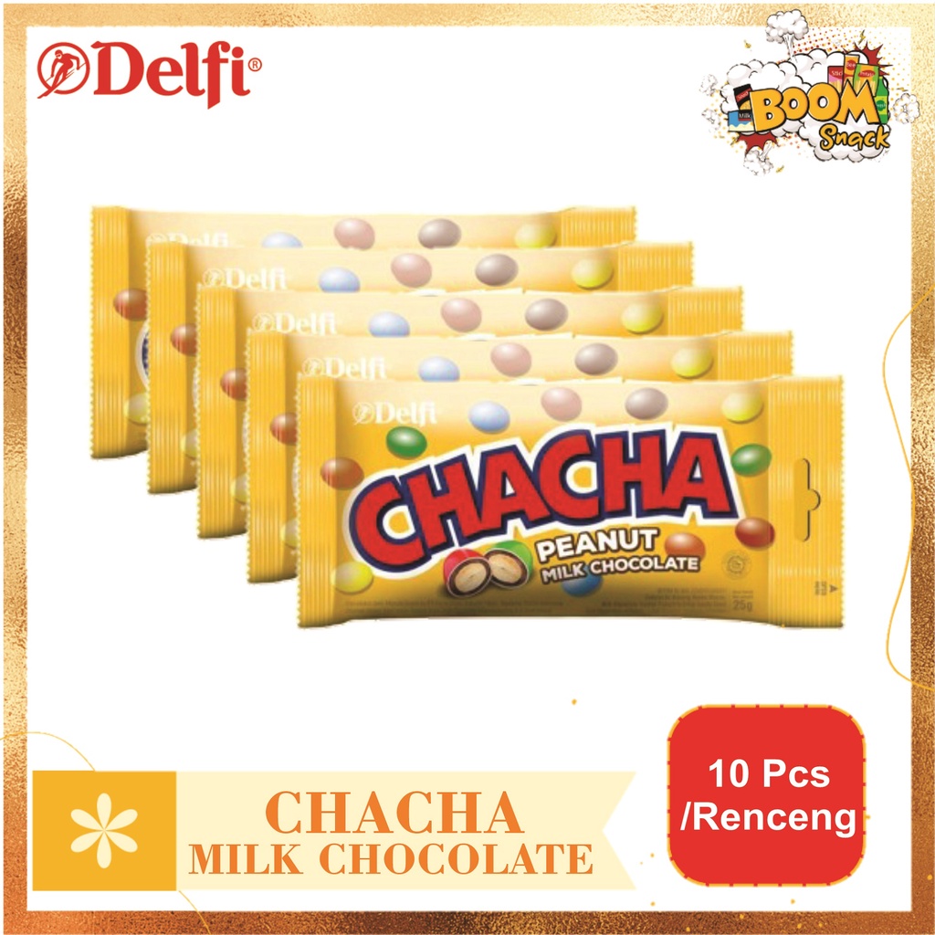 Chacha Permen Cokelat Kacang isi 10pcs