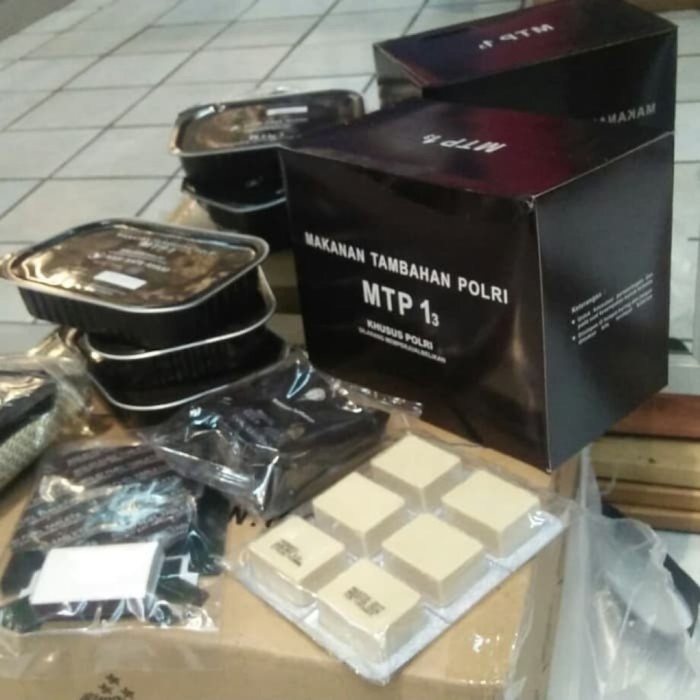 

RANSUM T2SP MTP MAKANAN TAMBAHAN POLRI MAKANAN SURVIVAL SIAP SAJI