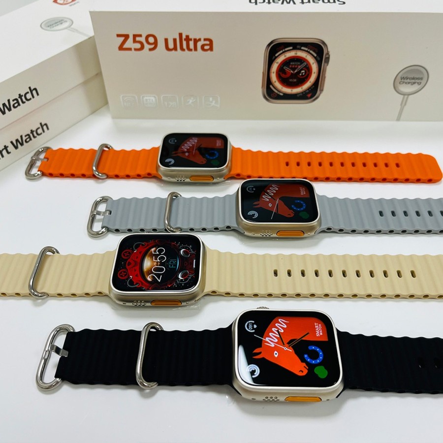 original Z59 Ultra  IWO8 Ultra GPS Smart Watch 1.99”inch Series 8 49mm NFC  Always on display Heart Rate Blood Oxygen Thermometer Bluetooth Jam Tangan Pintar