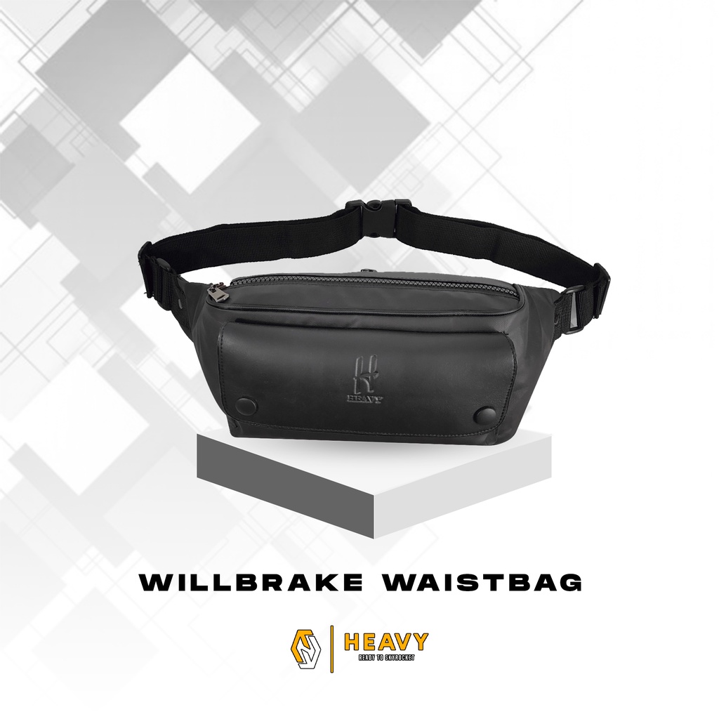 Tas Waistbag Heavy Premium | Willbrake | Tas Pinggang Pria Heavy