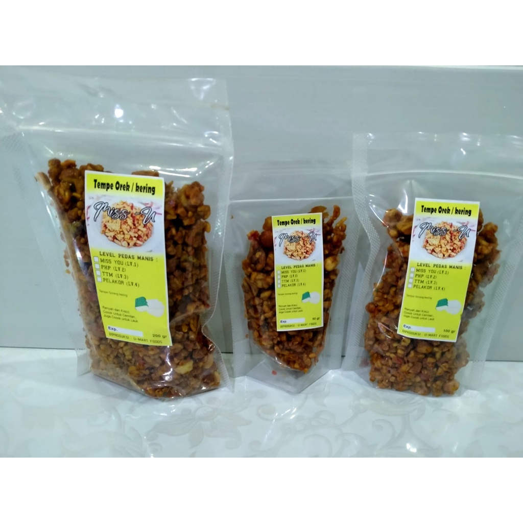 

Tempe Orek / kering 100gr