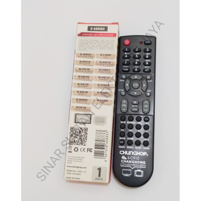 Remote Tv Lcd Changhong S-c910