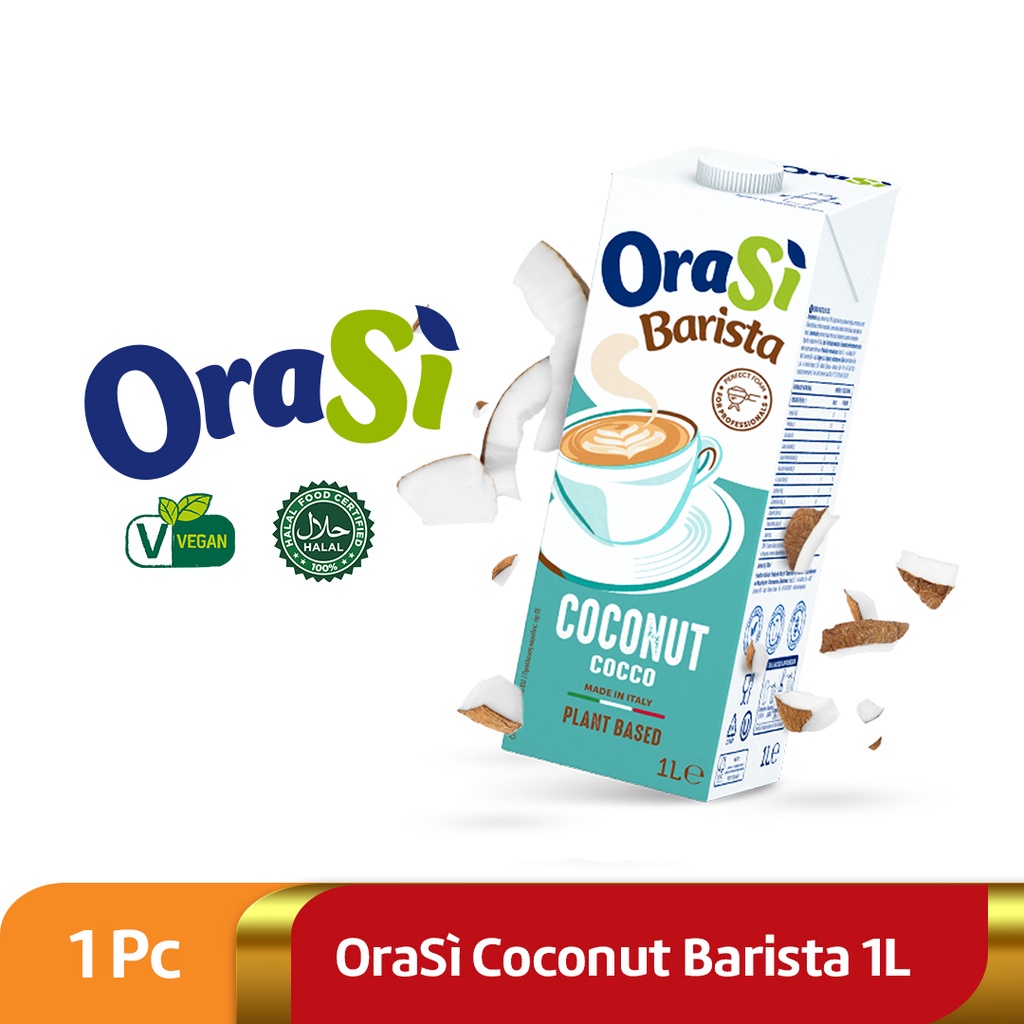 Orasi Coconut Barista 1L / Susu Vegan Kelapa Non Dairy