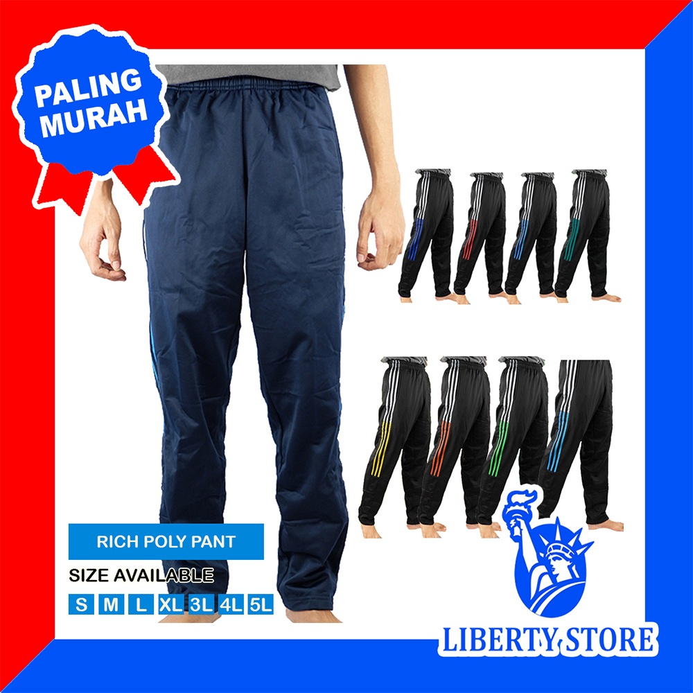 Celana Training Olahraga Cowok Cewek DICK WOLVES RICH POLY PANT