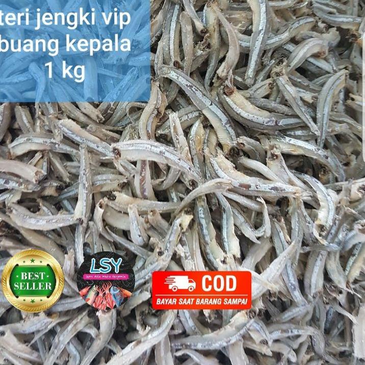 

✧ ikan asin teri jengki bulat vip tanpa kepala 1kg ☃