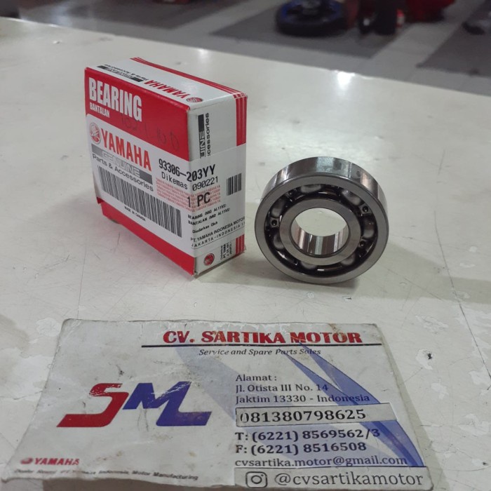 BEARING AS PULLY BELAKANG MIO SMILE, MIO SOUL, FINO / 93306-203YY