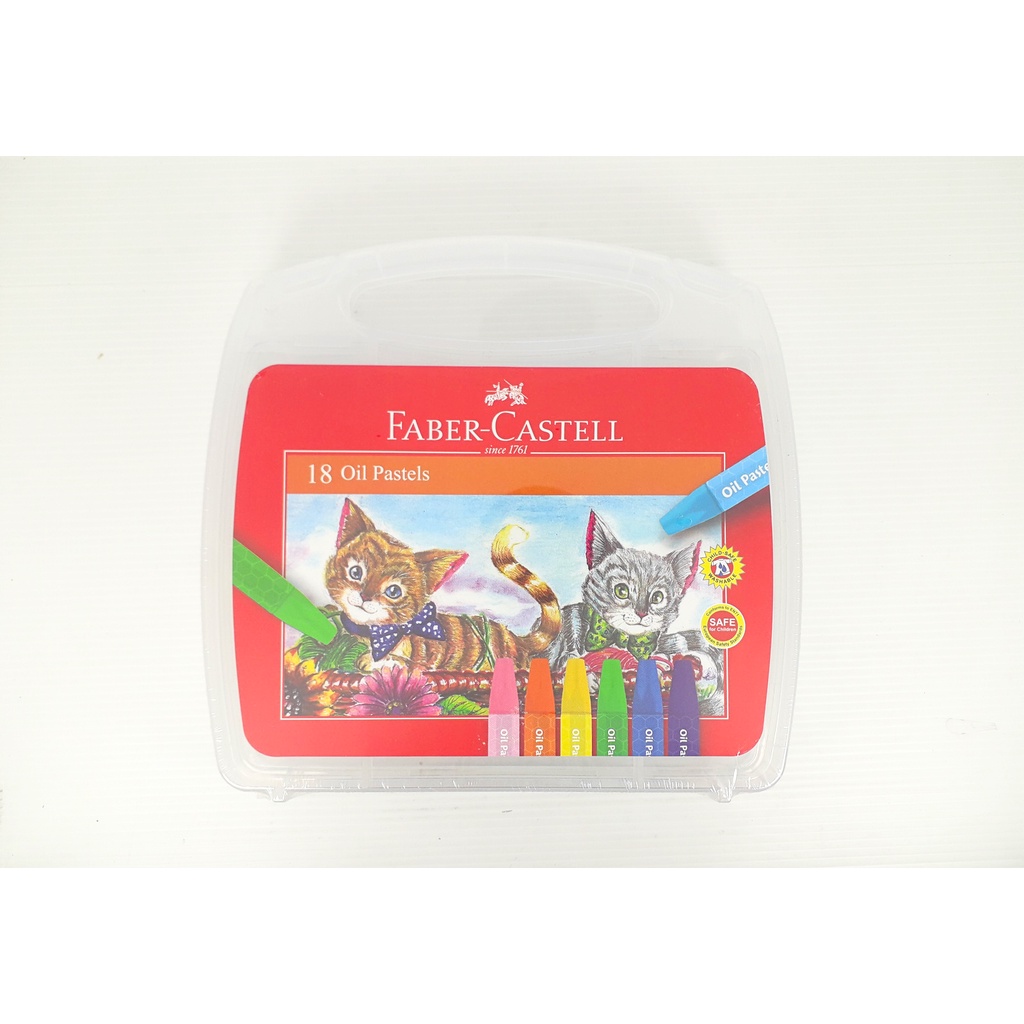 

Krayon/ Oil Pastel FABER CASTELL 18 Warna (026050)