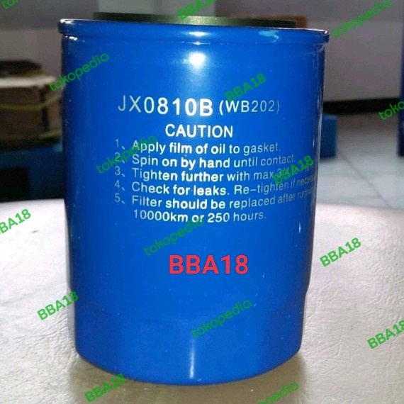 Terlaris Filter Oil Jx0810B ( Wb202) - Filter Oli Jx0810B - Saringan Oli