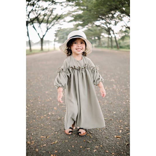 GAMIS ANAK QUEENSHA GAMIS CRINCLE DAILY ANAK PEREMPUAN