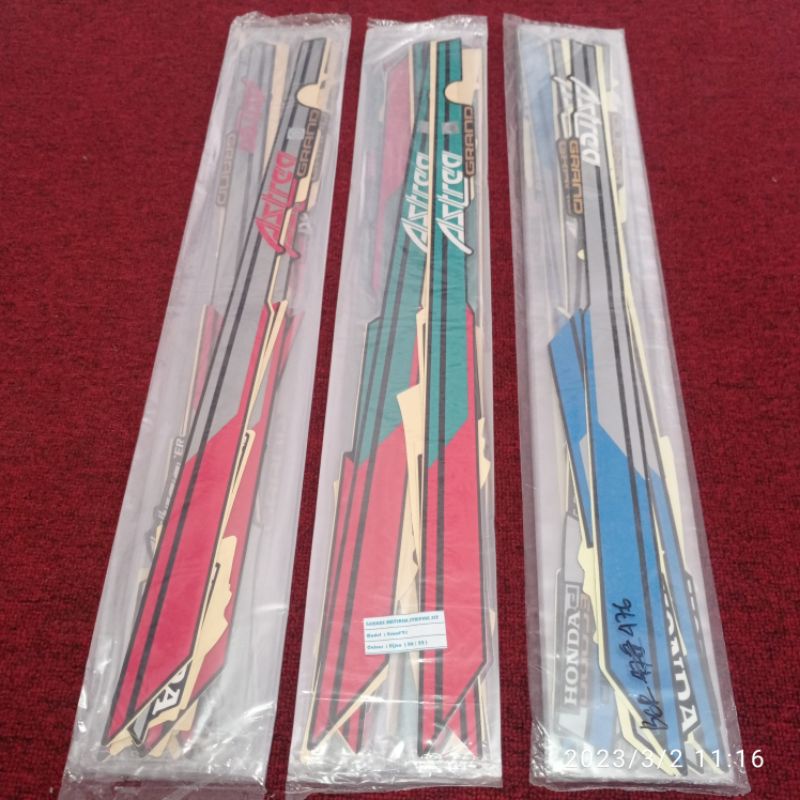 Lis Striping Astrea Grand 1991 biru silver