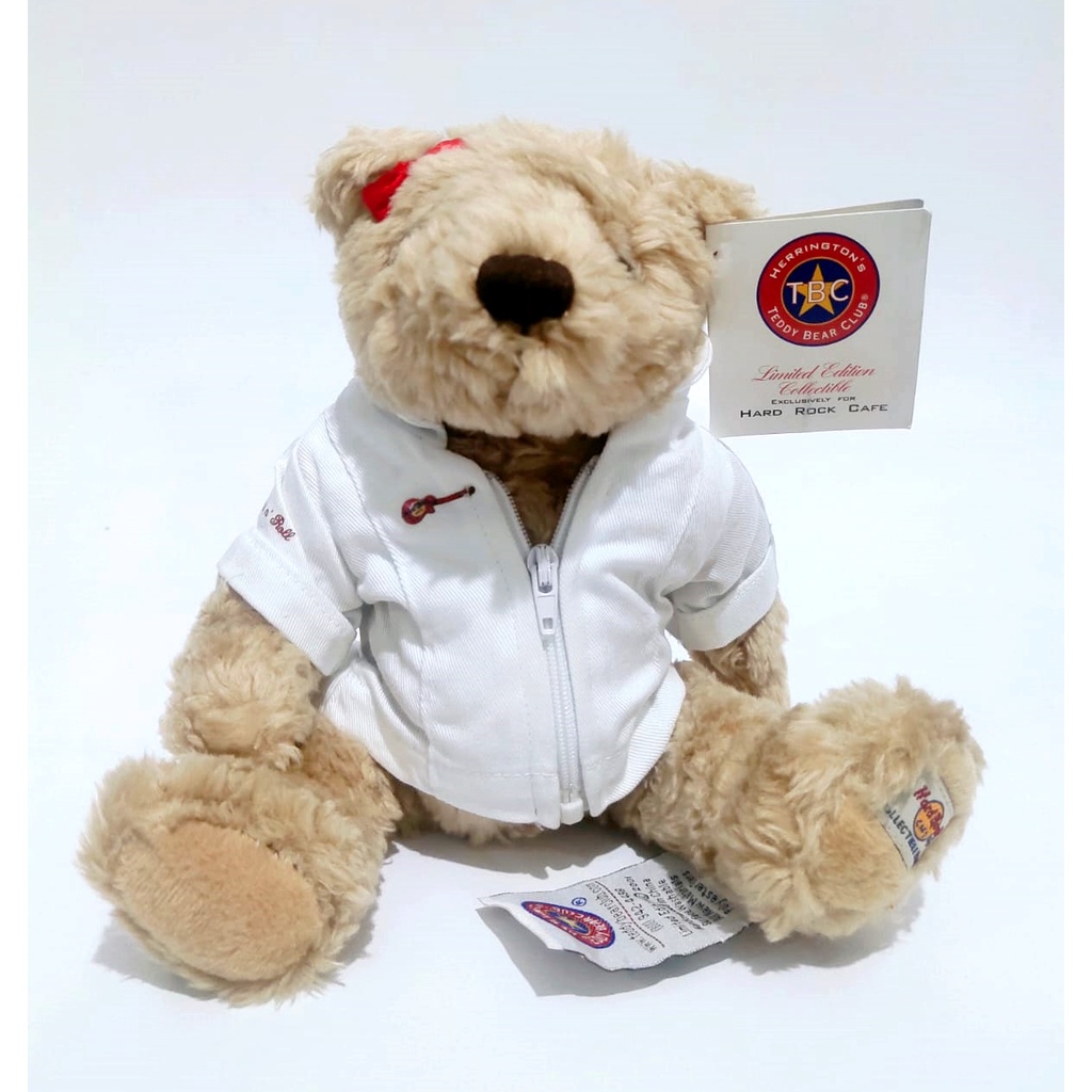 Boneka Herrington Teddy Bears Hard Rock Cafe 30 Years Limited Edition