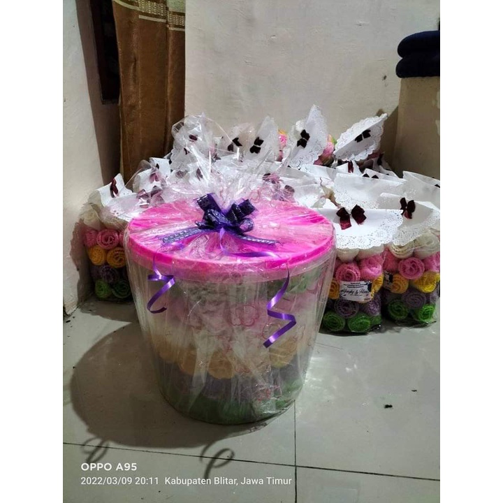 

opak gambir mawar / opak gapit blitar toples 10L isi 500gram souvenir free packing kardus