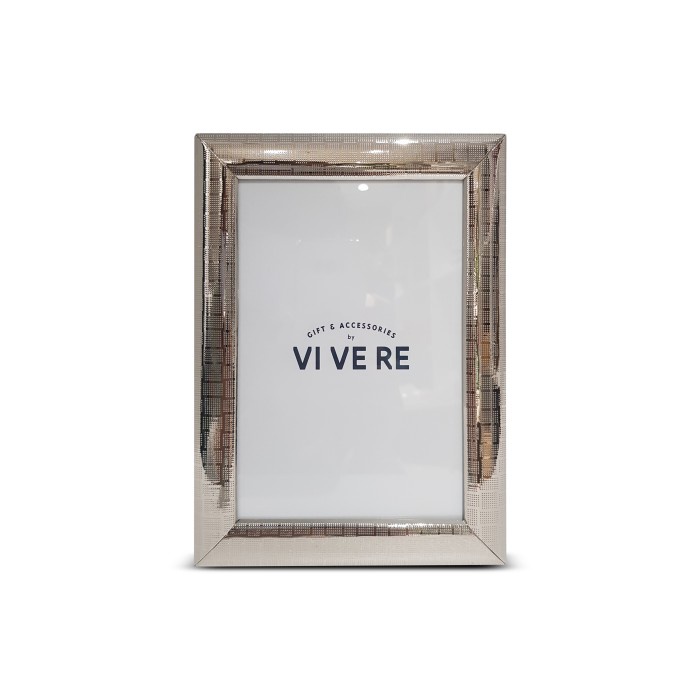 Terlaris Vivere Photo Frame Geffie M Silver 5X7Inch - Bingkai Foto
