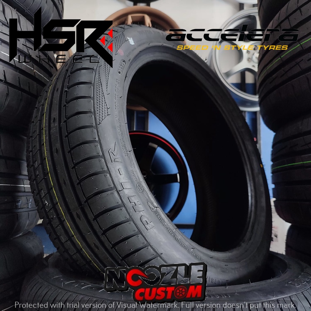 Ban Velg Mobil Ring 16 Murah Tahun 2023 Merk Accelera PHI-R 195/50 R16 Tubeless Gratis Pasang + Pent