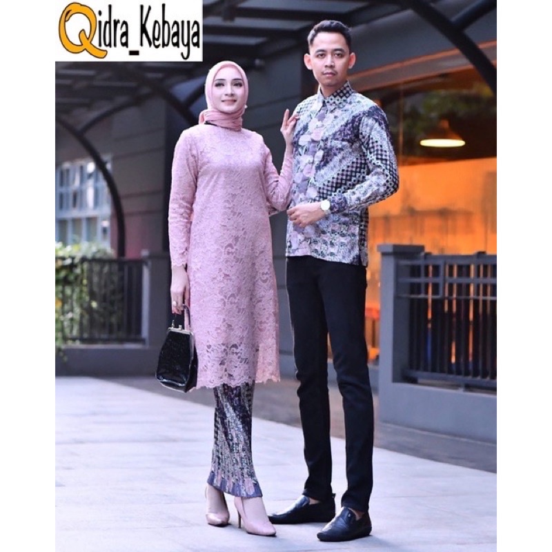 Couple Kebaya Tunik Modern / Kebaya Couple / Kebaya Modern / Baju Kebaya Couple / Kebaya Couple Tunangan / Set Kebaya Modern / Kebaya Modern Brukat / Baju Kebaya Couple Pasangan