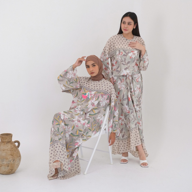 Flowery Kaftan (Ramadhan/Lebaran Collections)