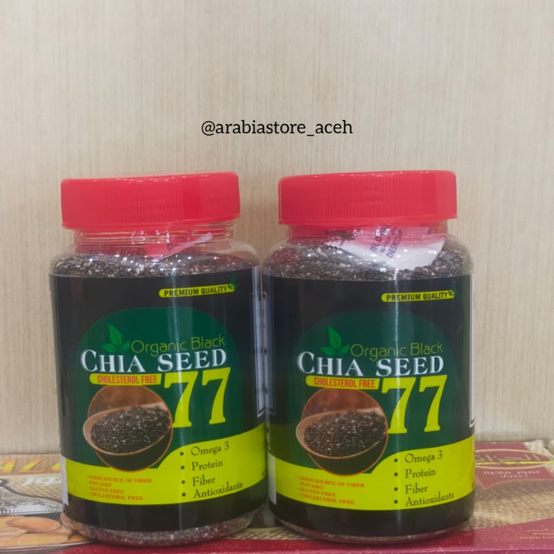 

Organik Black Chiaseed 77 Premium Quality 200gr