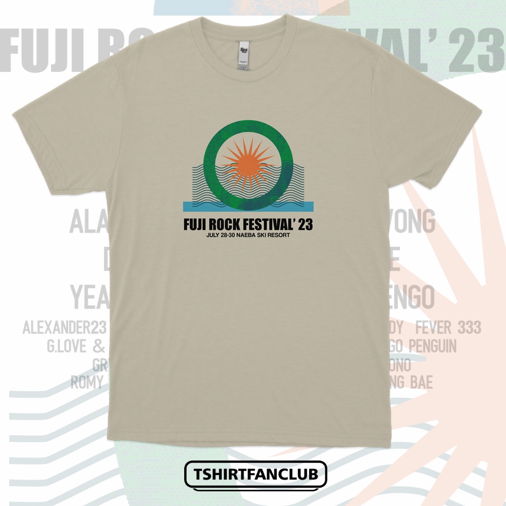 [TshirtFanClub] Kaos Fuji Rock Music Festival Japan 2023