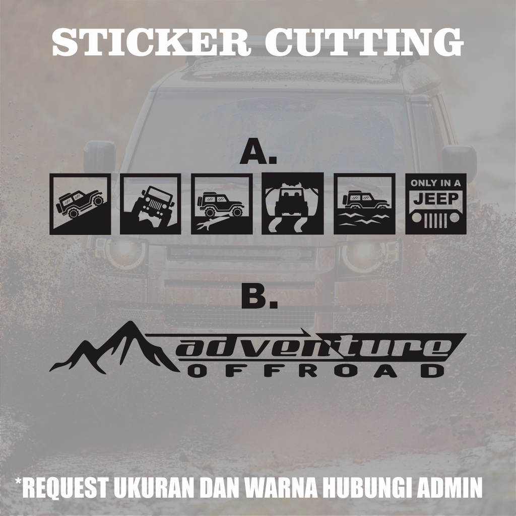 Sticker Cutting Adventure Off Road