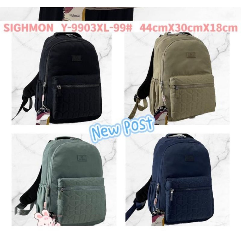 TAS RANSEL SIGHMON JUMBO IMPORT ORI BISA MASUK LETOP SAMPAT 18 INCI