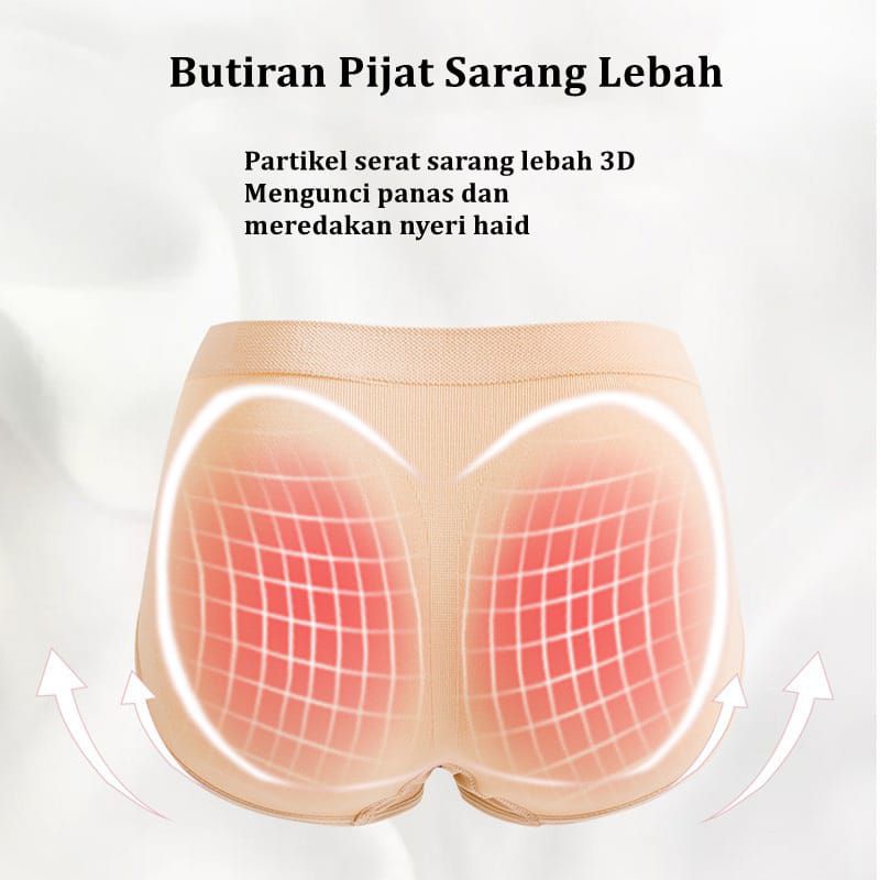 Celana Dalam Highwaist Wanita Brief Seamless Elastis