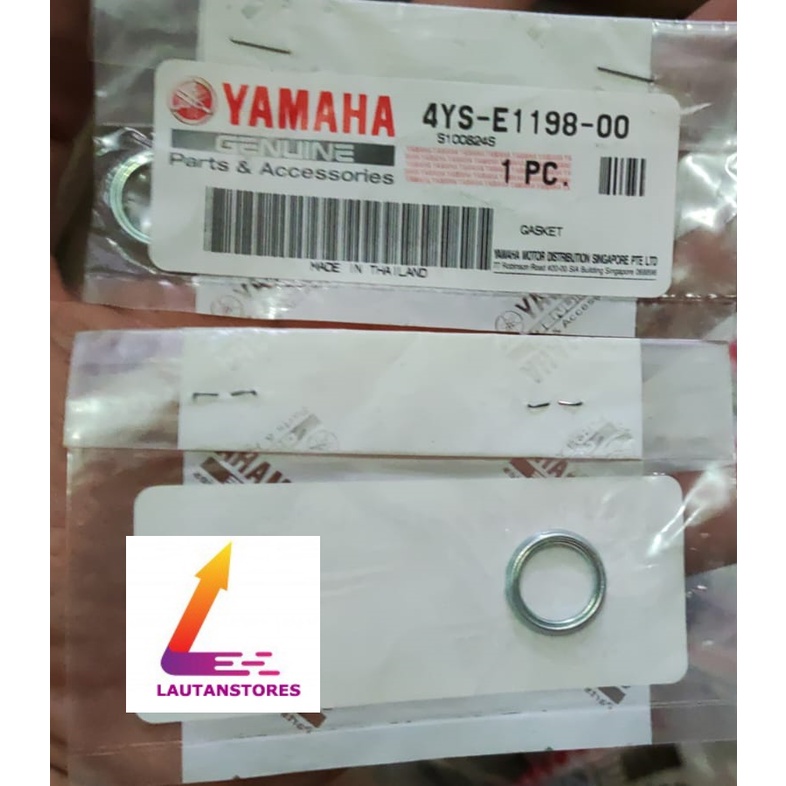 4YS-E1198-00 RING GASKET UNTUK TAP BUANGAN OLI MESIN JUPITER Z Z1 VEGA R ZR RR