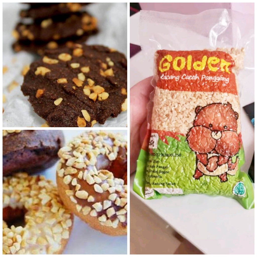 

Kacang Cacah GOLDEN / Kacang Panggang merk GOLDEN / Topping donat 500 Gram