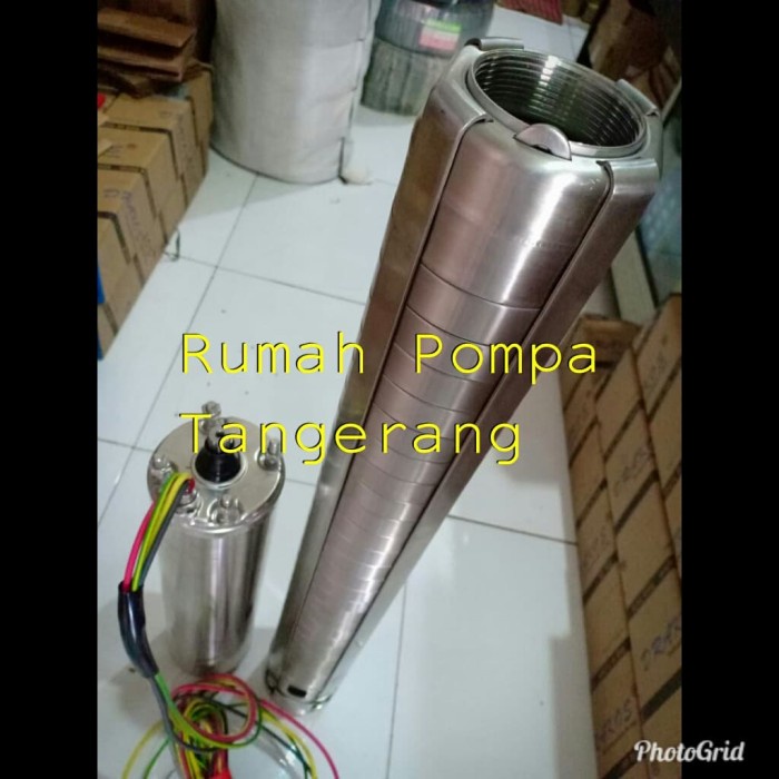 POMPA SATELIT SUBMERSIBLE FRANKLIN 3HP 1PHASE PLUS PANEL PUMP CONTROL