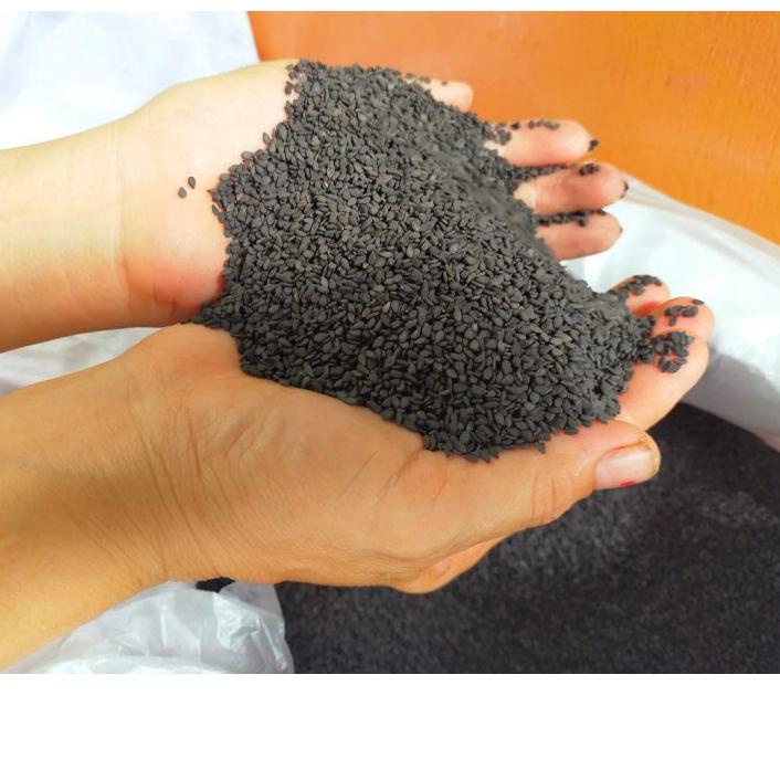 

➥ Wijen Hitam Import 1 KG Kilo Black Sesame Seed Grade AA Fresh ✩