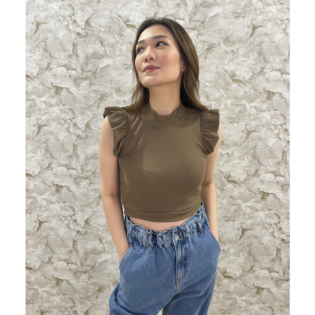 MODAVIE - AGATHA TANKTOP Crop Tank Top Baju Atasan Wanita