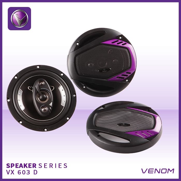 Speaker Venom Diablo Series - Speaker Venom VX603D - Speaker VX603D Coaxial 6" - Speaker Diablo VX60