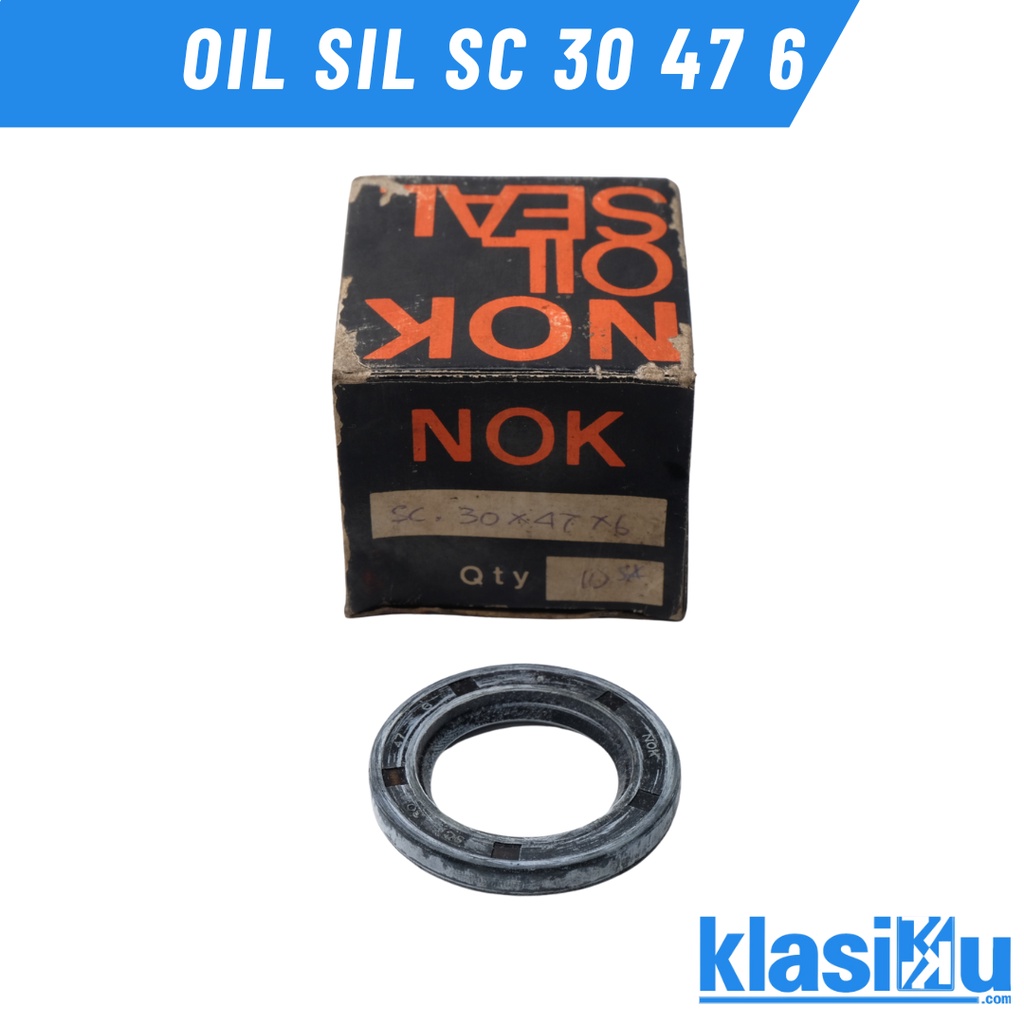 Seal Oil Sc 30 47 6 Oil Seal 30 x 47 x 6 Merk Nok