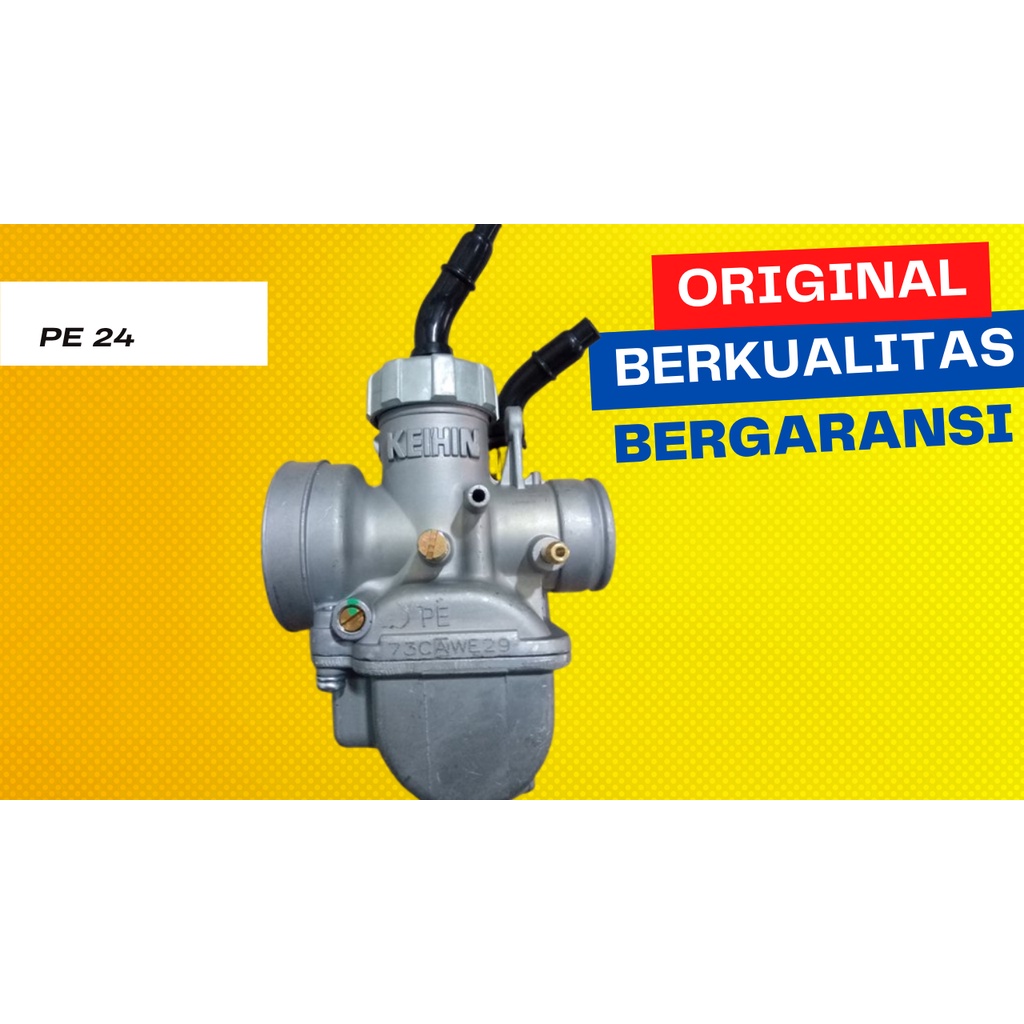 karbu karburator KEIHIN PE 24 (Original) Karbu Carburator Pe24  Karbulator Universal