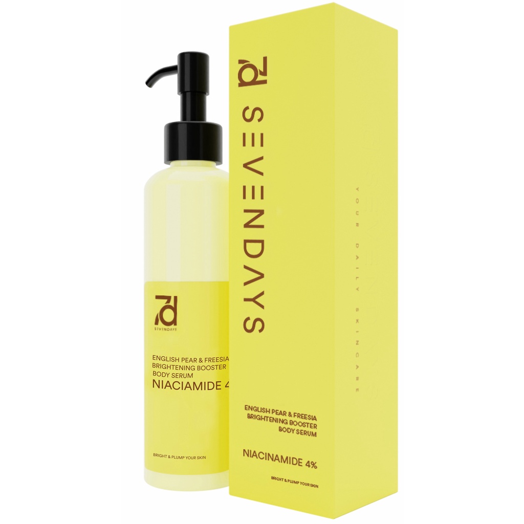 Seven Days English Pear &amp; Freesia /  Red Cherry / Romansa Moisture Boost Body Serum - Body Serum seven days / lotion tubuh BPOM