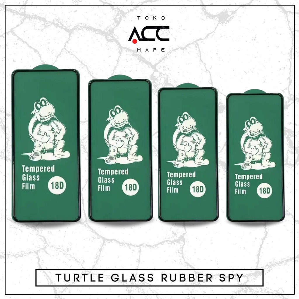 TEMPERED GLASS TURTLE RUBBER SPY IPH 7/8-7+/8+ PLUS &amp; X/XR/XS MAX &amp; 11-11 PROMAX &amp; 12 &amp; 13 MINI/PRO/MAX &amp; 14/PLUS/PRO/MAX