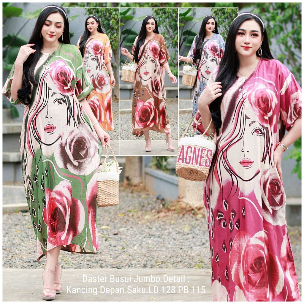 Daster Rayon Busui ( Karakter Cute Floral Unik ) Kancing Kekinian Home Dress Wanita Terbaru Terlaris Bisa COD // Daster Jumbo LD 120 Lengan Pendek Panjang Bawah Lutut Sofia Dres Remaja Dewasa Daily Viral Nyaman Buat Harian