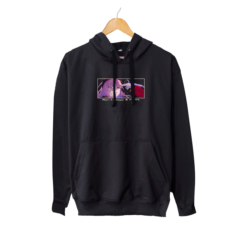 Jaket hoodie jumper infinite vtuber MORI CALLIOPE MISS MORI - HOLOLIVE ENG material cotton fleece