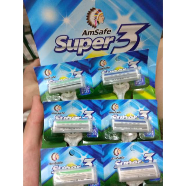 Alat Cukur Jenggot _ Amfase Super mata pisau 3
