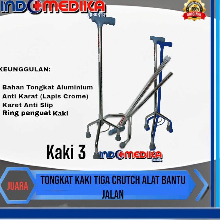 ♘ Alat Bantu Jalan kaki 4 / Alat Bantu jalan kaki 3 / Tongkat kaki 4/3 / Tongkat bantu jalan ➭