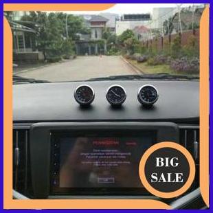 Dashboard Mobil Jam Hiasan Mobil Jam Termometer Hygrometer Mobil 1M4R23 accessories