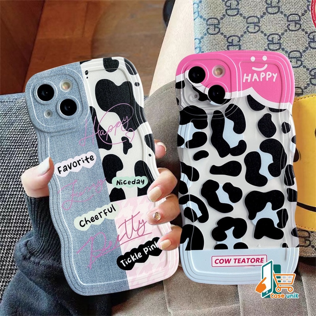 SS802 SOFTCASE PATCH DENIM LEOPARD FOR OPPO A78 A83 F1S A59 F5 YOUTH F7 F11 PRO RENO 8T 4G 4 4F F17 PRO 5 5F 6 7 7Z A96 8 CS5430