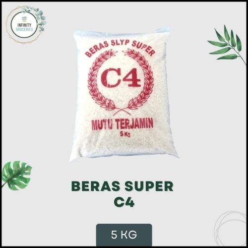 

BERAS SUPER C4 5 KG MURAH !!