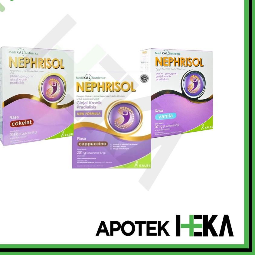 

♜ Nephrisol Vanila/Cappucino 201 gram - Pasien Ginjal Pradialisis ♡