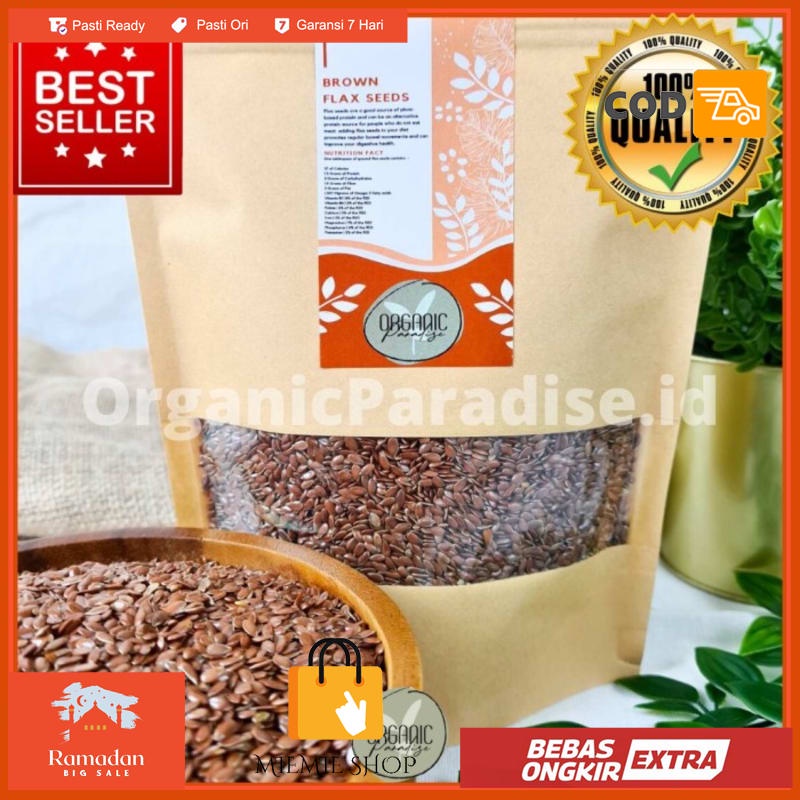 

Brown Flaxseed 1 KG Organic Premium