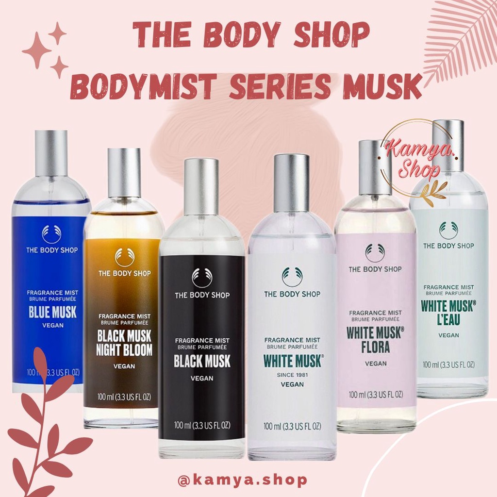 The Body Shop - Bodymist Black Musk/ White Musk/ Black Musk Night Vegan 100ml